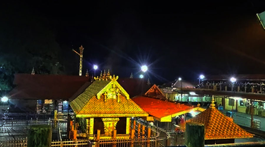 Sabarimala temple - Kerala government declares Sabarimala as 'liquor and  drug-free zone' - Telegraph India