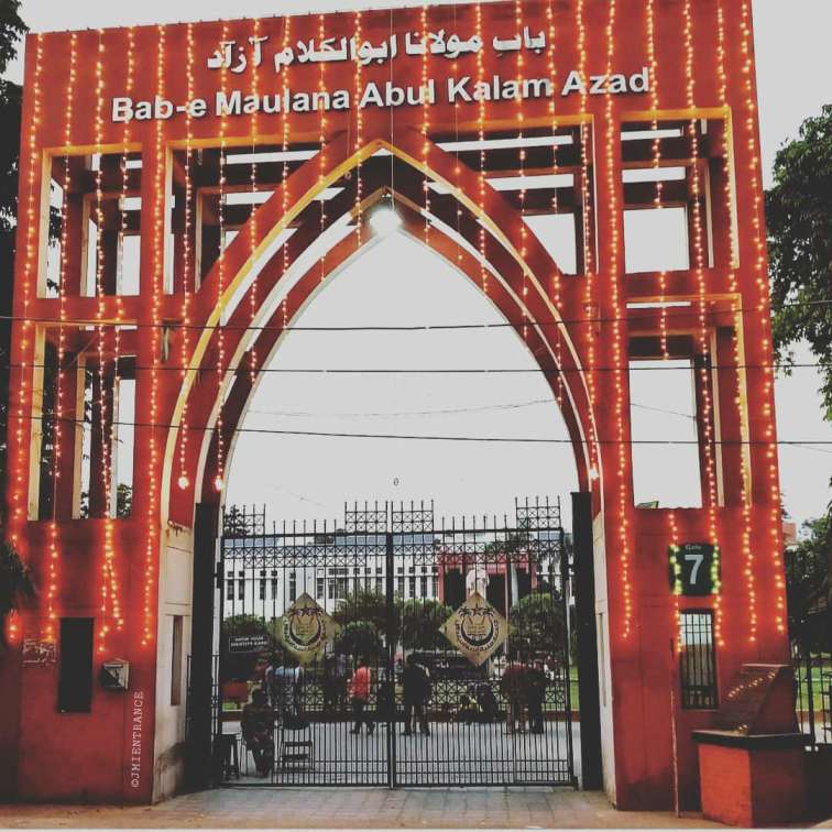 He was nominated as a member of the foundation committee and was the key person behind the establishment of the popular Jamia Millia Islamia Institute in Aligarh. The main gate of the campus is named after him.