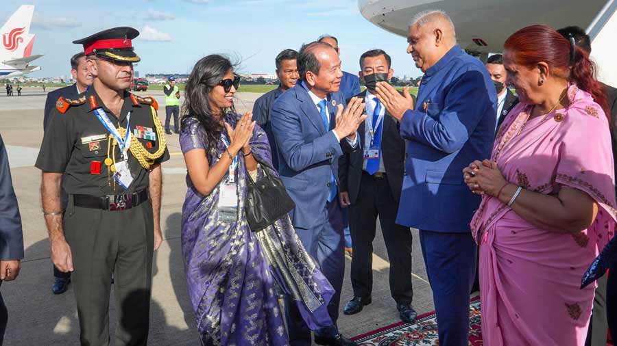 India progressing: Dhankar in Cambodia