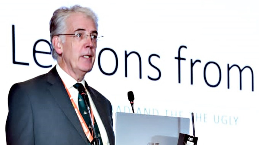 Andrew Elder, president of the Royal College of Physicians of Edinburgh, at Medicon International 2022 in the city on Friday