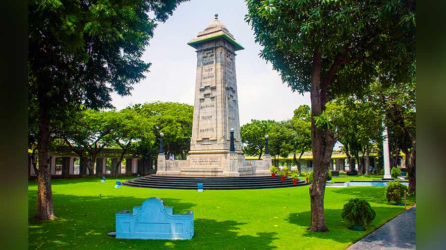 The Victory War Memorial in Chennai