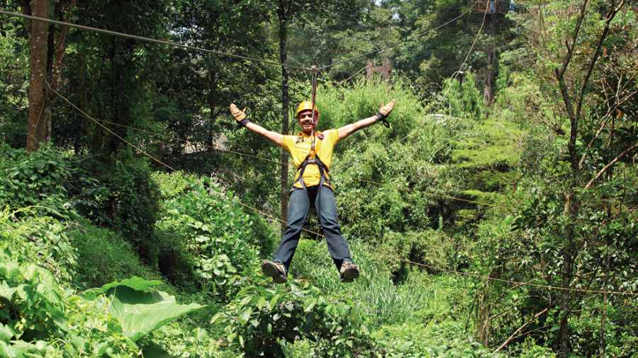 Ziplining is one of the activities on offer