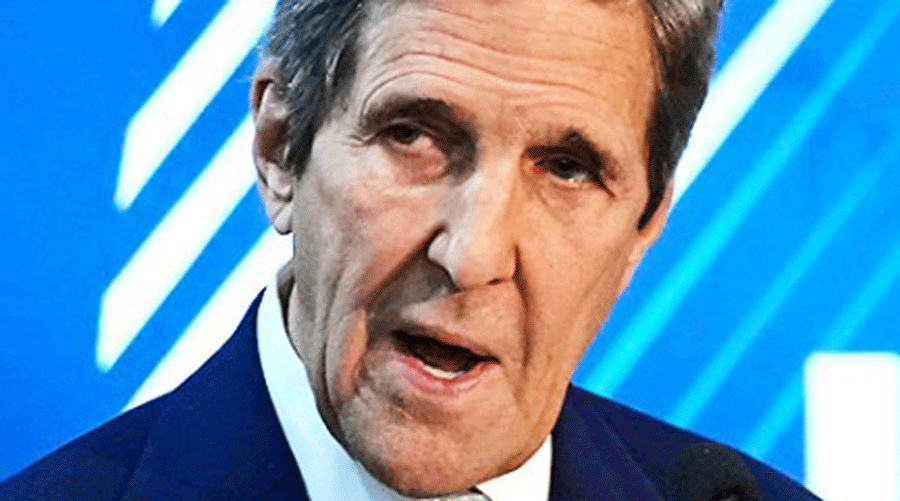 US special climate envoy John Kerry at the Cop27 in Sharm el-Sheikh on Saturday.
