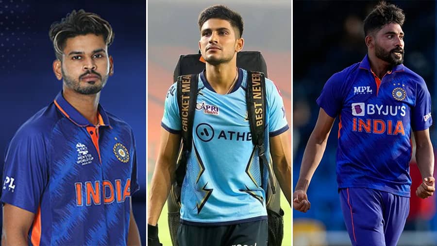 Playing against ‘A’ teams of other nations in their territory and in India has produced an able back-up pack for Test matches. (L-R) Shreyas Iyer,  Shubman Gill and Mohammad Siraj are some of the examples