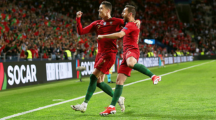 Cristiano Ronaldo | Mundial: Bernardo Silva respalda a Cristiano Ronaldo para conquistar el desierto - Telegraph India