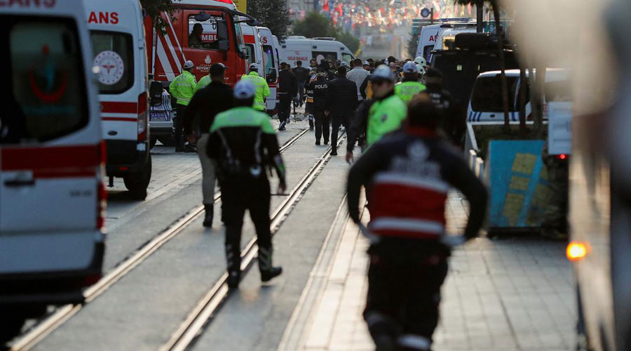 Dozens of people were also injured in the blast on the iconic thoroughfare of Istiklal