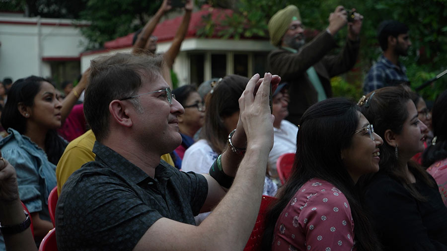 The audience was thoroughly regaled by the young musicians