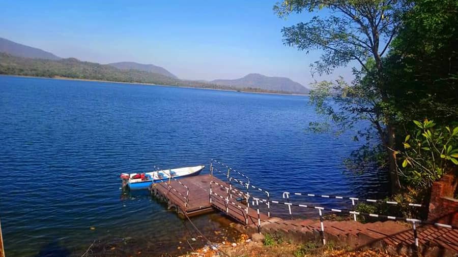 Dimna is a manmade lake constructed for water supply 