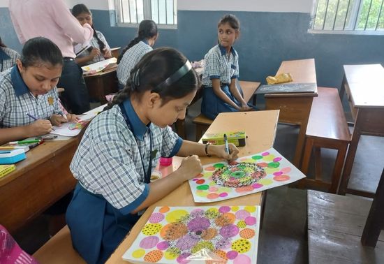 To celebrate Children's Day, National High School organised several events including Doodling and Painting. Children had a great time enjoying the events and boosting their creativity. 