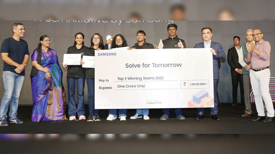 Tech Programmes Samsung Solve for Tomorrow presents young winners