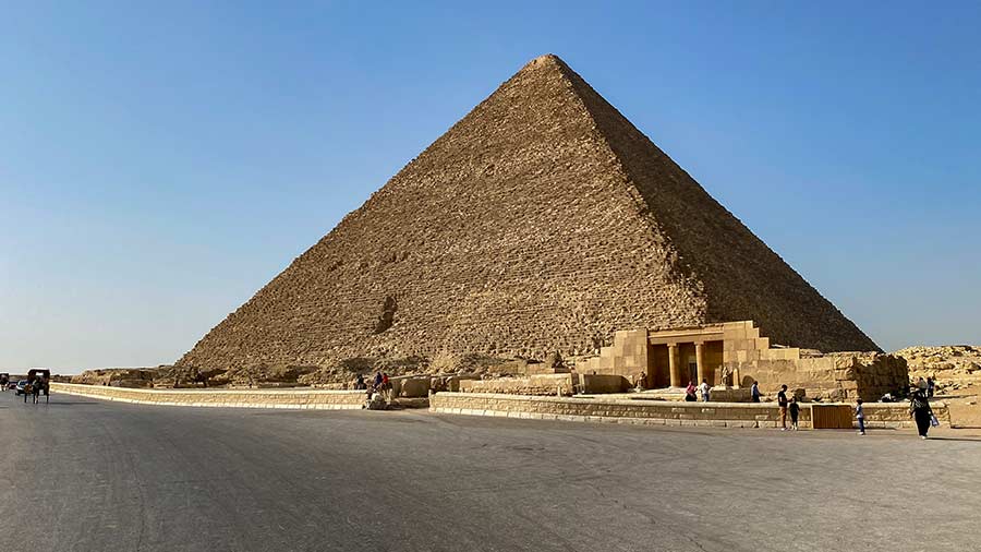 The Great Pyramid in Giza, Egypt