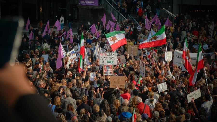  Women and human rights activists have been protesting against Iran's autocratic Islamic regime since September. Women removing their hijabs and cutting their hair in public is a symbolic protest against the status quo. 