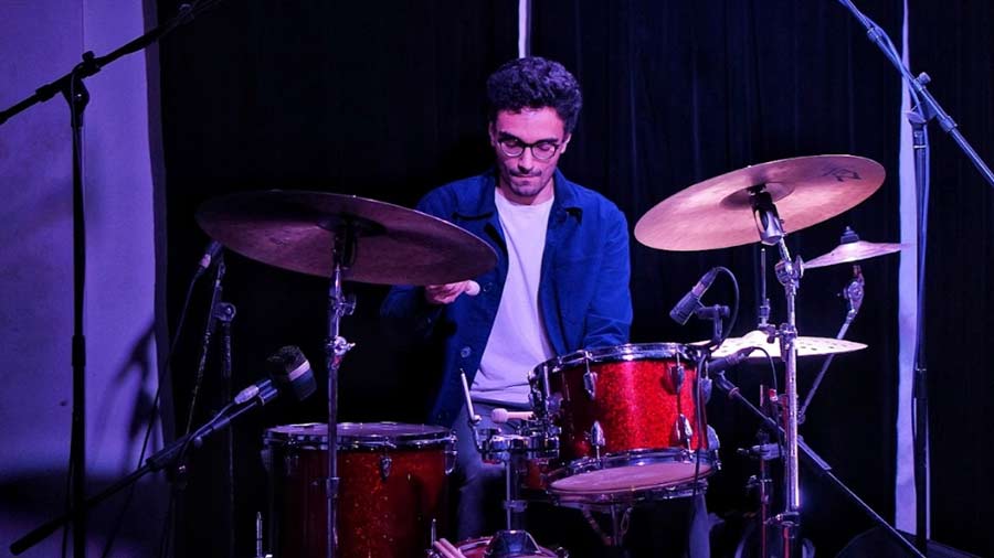 Jivraj Singh, one half of pop-duo Parekh and Singh, took over the drums for one of the tracks