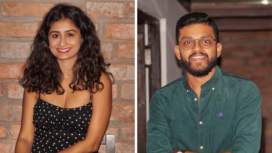 Actress and singer, Chitrangada Satarupa and (right) entrepreneur and educationist Meghdut RoyChowdury were among those in attendance