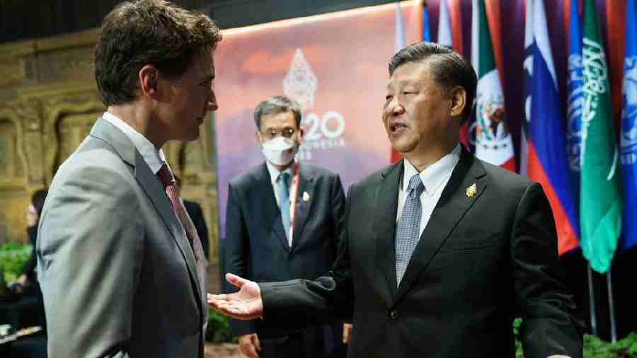 Xi scolds Trudeau over ‘leak’