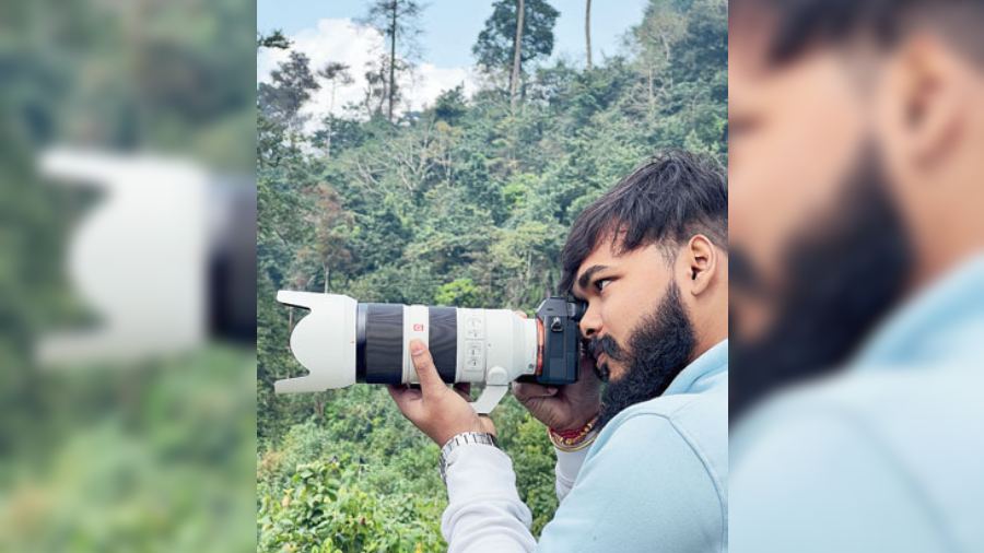 Jayanta Guha, an eminent wildlife photographer, clicked pictures of some rare species of birds like Plumbeous water redstart and White-capped redstart while trekking in the dense woods.