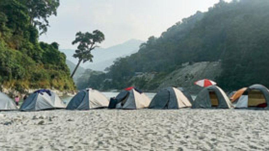 Camps at Teesta Triveni Art Carnival.