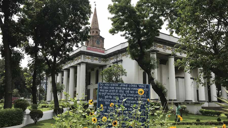 Kolkata’s St. John’s Church, where Thimas Middleton is buried and Bishop Reginald Heber preached his first sermon in India 