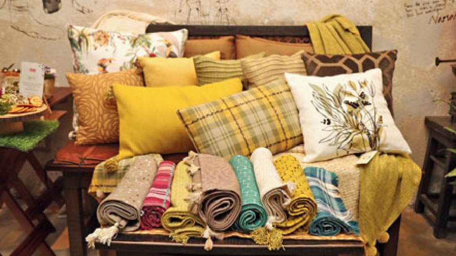 We loved the home section’s new collection in earthy tones