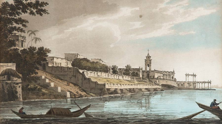 The City as a Museum takes people to less known art collections and sites (William Hodges, A View of Chinsurah, the Dutch Settlement in Bengal. Aquatint with etching, coloured)