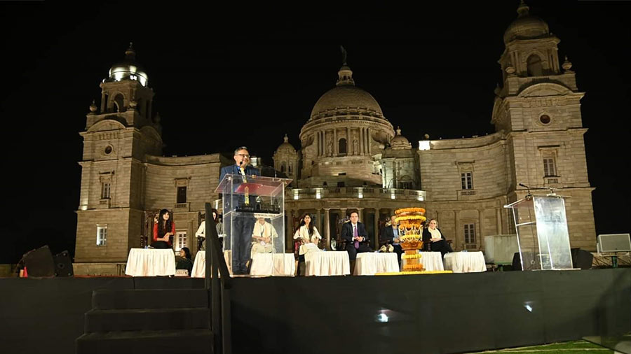  Debanjan Chakrabarti, director, British Council East and Northeast India compered the inauguration ceremony 
