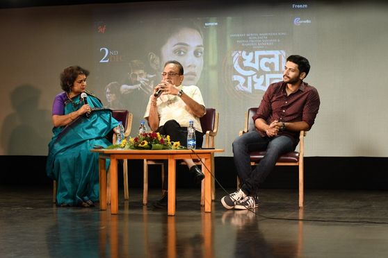 Promotion of an upcoming film by the director - Mr Arindam Sil and Actor Mr. Arjun Chakrabarty.