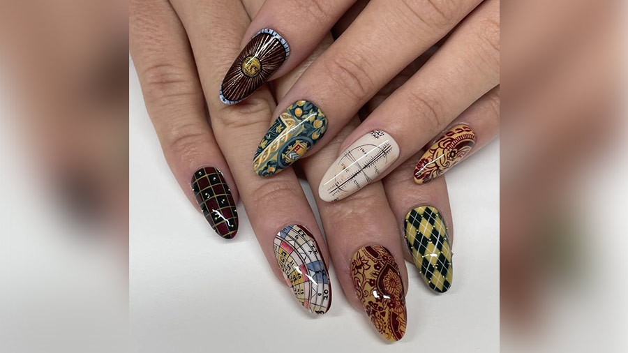 Designer Series: Louis Vuitton Inspired Nail Art