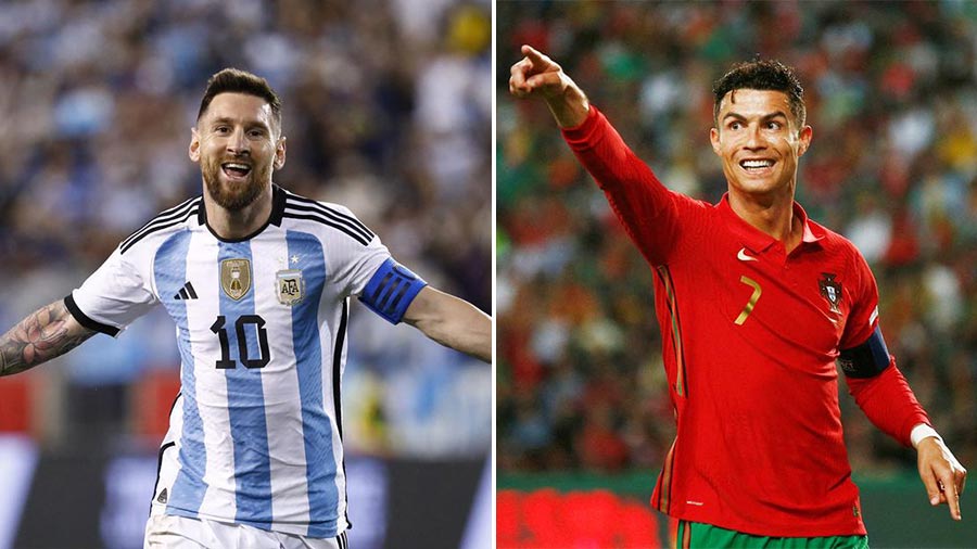 Cristiano Ronaldo and Lionel Messi come together for first-ever joint  promotion ahead of FIFA World Cup 2022 - India Today