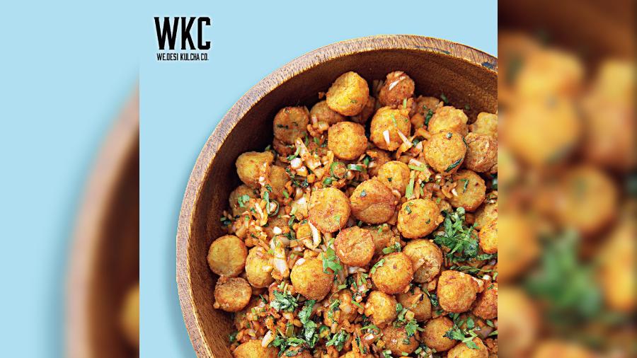Aloo Masala Fry @ We.Desi Kulcha Co: A teekha aloo fry that is loved by all. This humble yet simple dish goes for any mood and can be paired with any drink as well