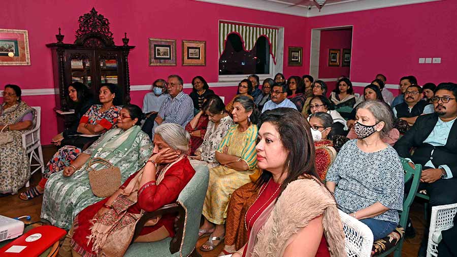 The audience at the third session of the Glenburn Culture Club