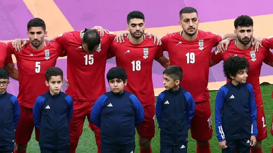 Iran showed the world the power of silence ahead of their match against England