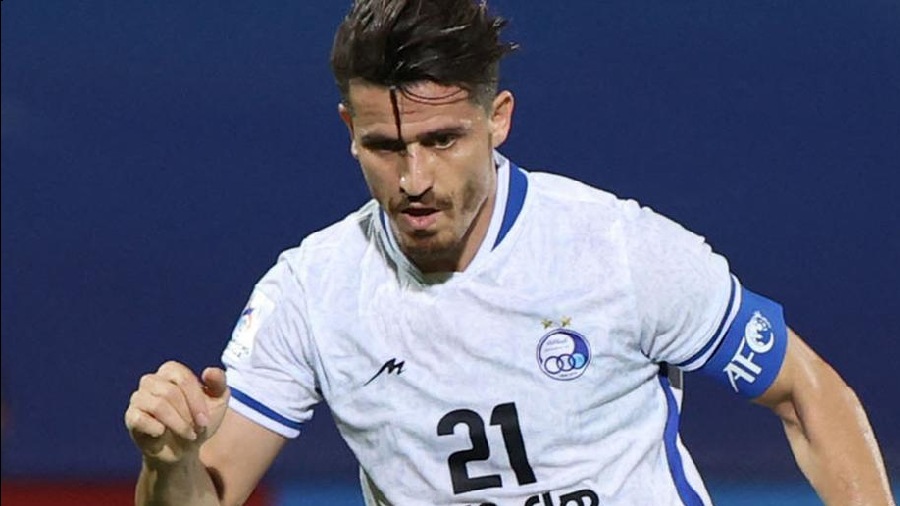 Voria Ghafouri was arrested after a training session with his club Foolad Khuzestan
