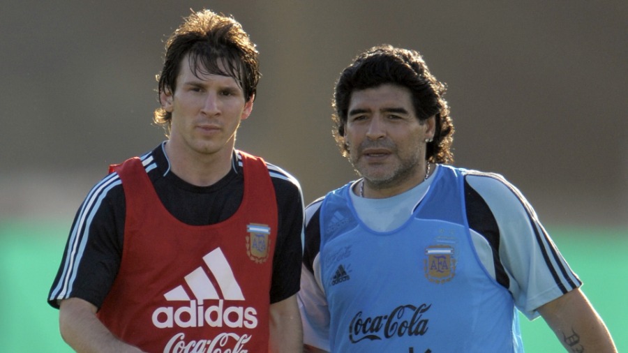 Saha feels that Maradona, owing to his temperament, would never have lost as many international finals as Messi