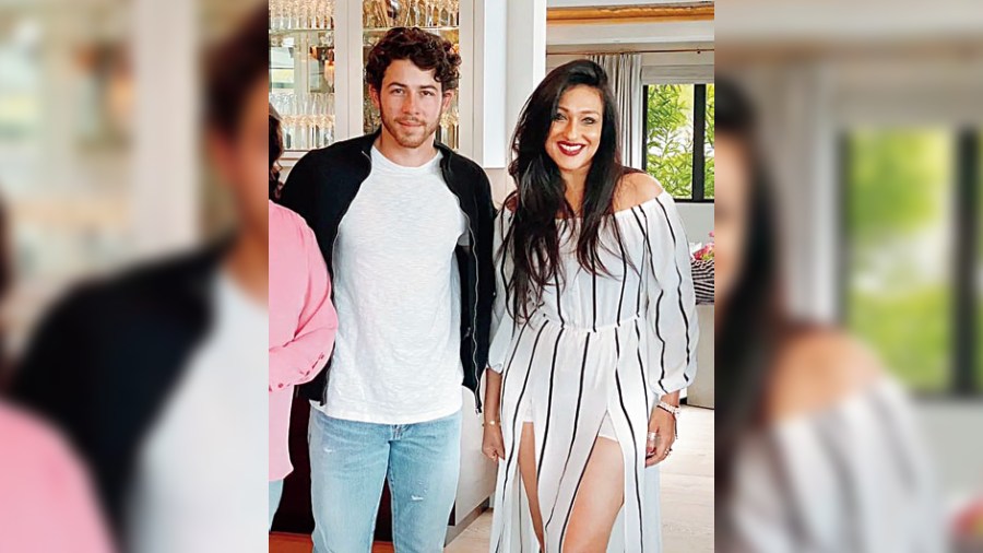 Rituparna with Nick Jonas