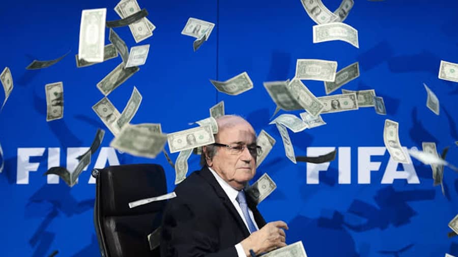 A still from FIFA Uncovered. 