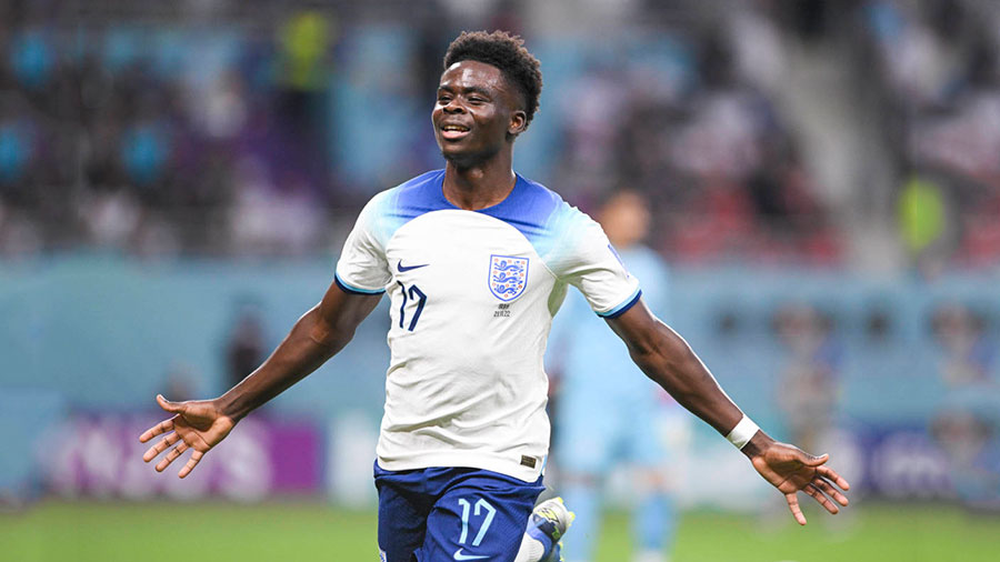 Right wing: Bukayo Saka (England): The 21-year old livewire from Arsenal tormented Iran’s defence all game long, scoring two goals and looking virtually unplayable at times. Linking up superbly with Harry Kane and Rahim Sterling, Saka was direct, devastating and decisive in England’s World Cup opener, and could even have had a maiden World Cup hat-trick had Gareth Southgate not taken him off on 71 minutes