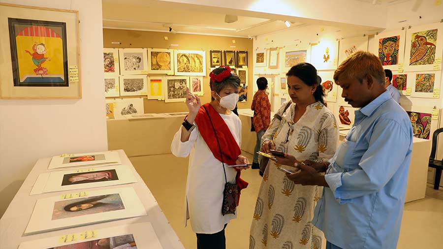 Visitors were impressed by the variety of artworks on display