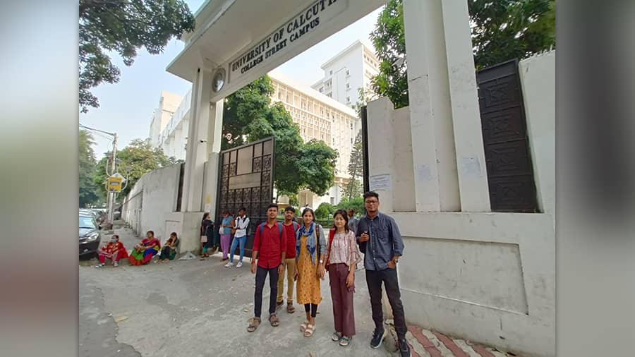 Calcutta University on College Street is just about in Messi and Argentina’s corner