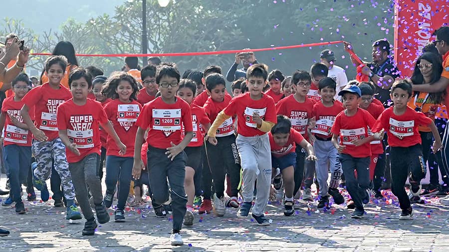 November 27 was a special day. Over 2,300 children, from ages six months to 16 years, ran, not in competition with others, but with themselves, as Eco Park became abuzz with energy at the sixth edition of Kiddathon, organised by Ladies Circle India and Round Table