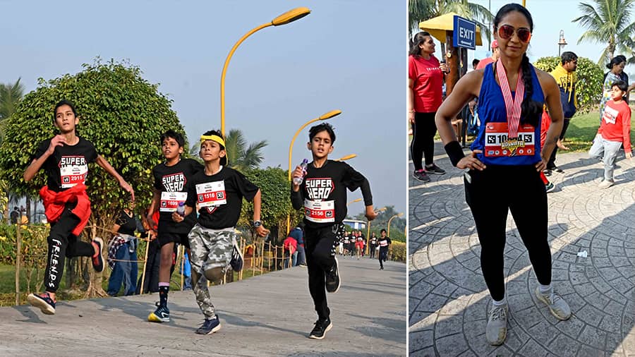 In keeping with the motto of healthy self competition, there were no ‘Top 3’ prizes. The kids reciprocated by giving it their all as they approached the finish line. As passionate runner Meeta Modi (right) put it, ‘We want the kids to understand the importance of completing something, and never giving up. It’s about getting them together, to multiply their energy’