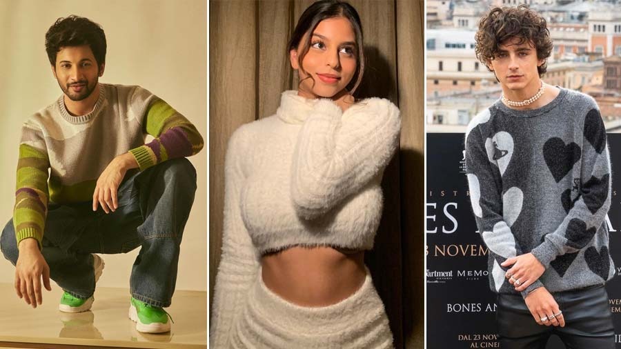 Suhana Khan – Suhana Khan’s turtleneck to Timothée Chalamet’s monochrome sweater: Winter fashion of Gen Z celebrities