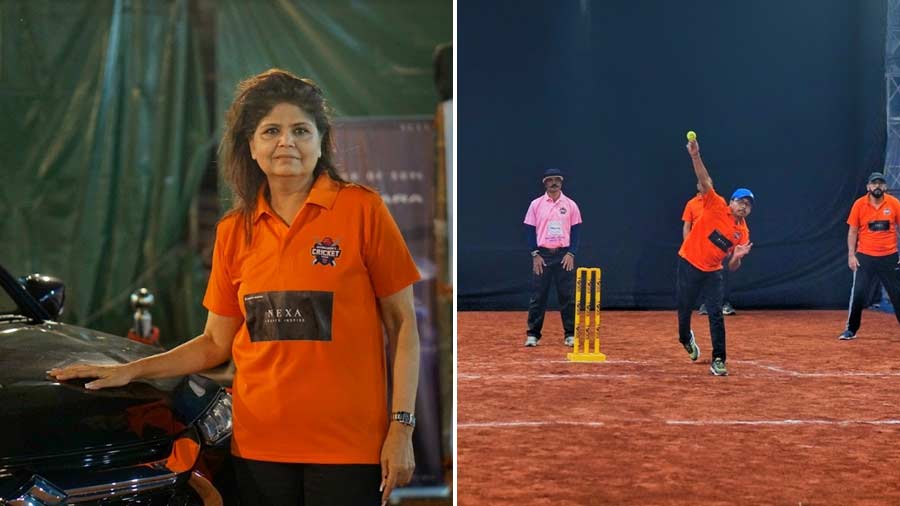 (Left) Sonal Jindal, managing director of Machino Techno Sales Ltd., spearheaded Team Orange, comprising employees from the company. “The last 10 days, it was good fun as we prepped for the tournament and now I feel we can play anytime, anywhere. It has truly been a privilege to sponsor this event and showcase our Grand Vitara here,” she said 
