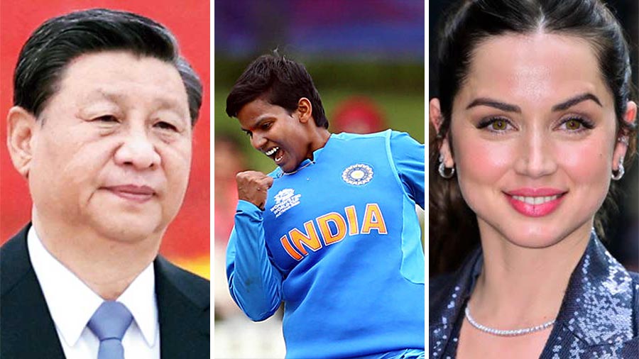  Xi Jinping, Deepti Sharma and Ana de Armas are among the newsmakers of the week  