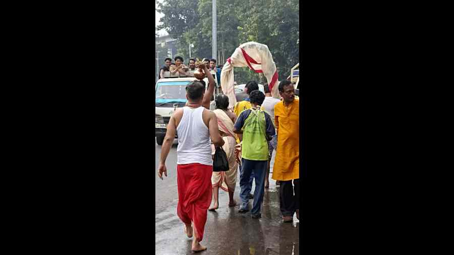 On the way to the spot