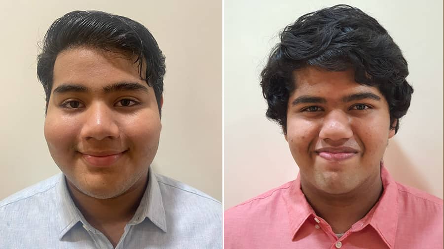 (L-R) Brothers Shahil M Shah and Kshitij M Shah developed the website