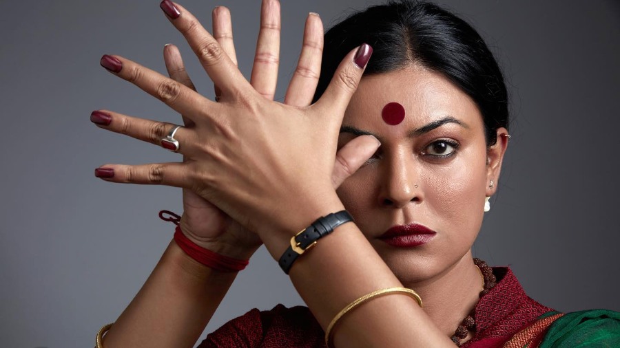 Sushmita Sen as Shree Gauri Sawant in the web series Taali