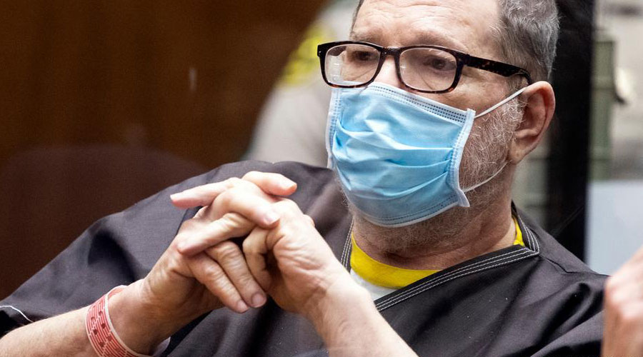 Facing new accusations: Harvey Weinstein 2021 at a hearing in court