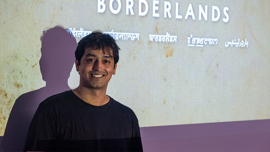 Samarth Mahajan at the screening of ‘Borderlands’ at Goethe Institut/Max Mueller Bhavan in Kolkata 