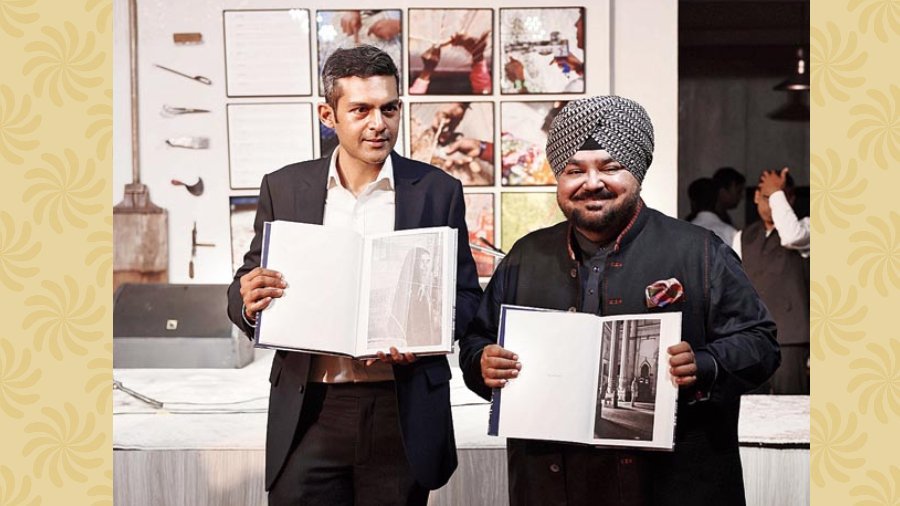 Rudra Chatterjee, chairman, Obeetee, and JJ Valaya unveiled The Land of the Loom