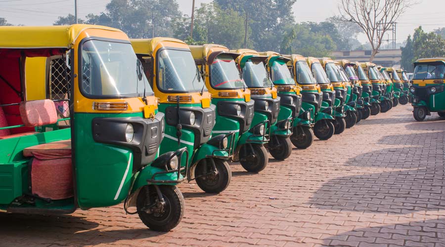 Autorickshaws in Bidhannagar